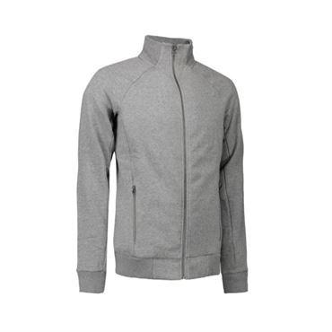 ID Cardigan 0628 Grå Melange - Størrelse XL