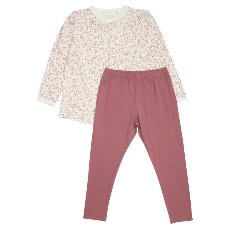 Minymo Pige Pyjamas Sæt - Rosa Tan - Str. 140