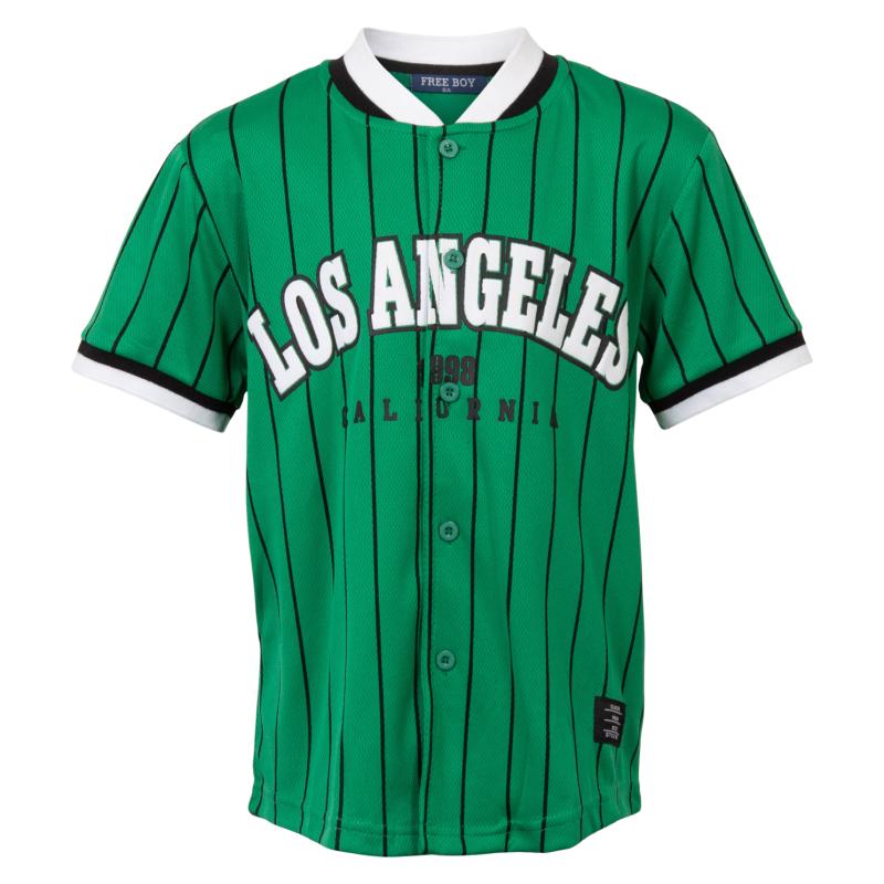 Baseball Børne T-shirt - Grøn - 12