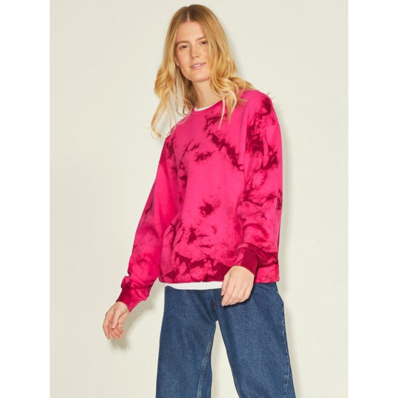 Jjxx Sweatshirt til kvinder - Lys rosa tie dye