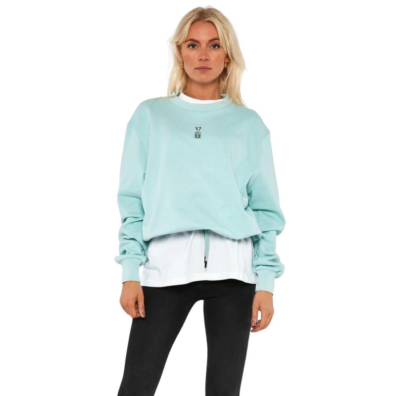Y7 Luke Dame Sweatshirt - Aquamarine - Xl