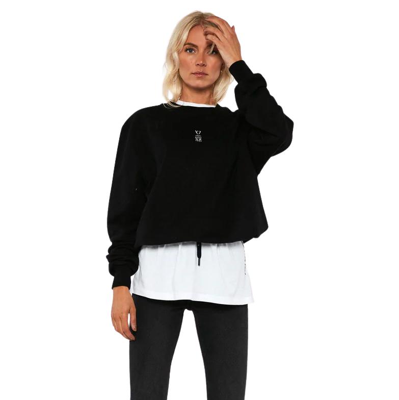 Y7 Luke Dame Sweatshirt - Sort - M
