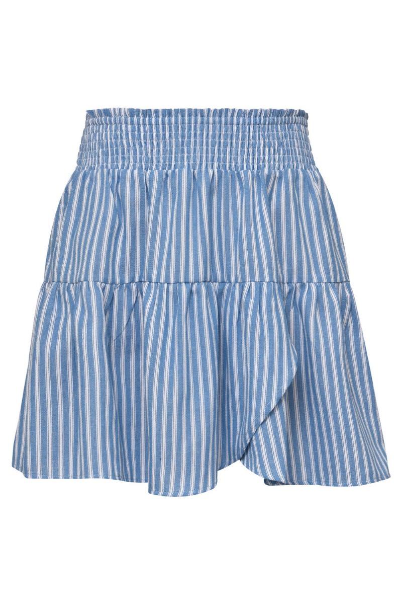 A-view - Nederdel - Safia Skirt - Blåhvid Stribe
