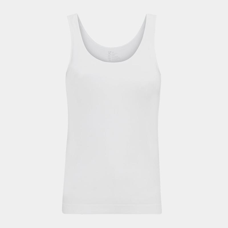 Lækker Hvid Bambus Tank Top Bred Strop Fra Boody Xs