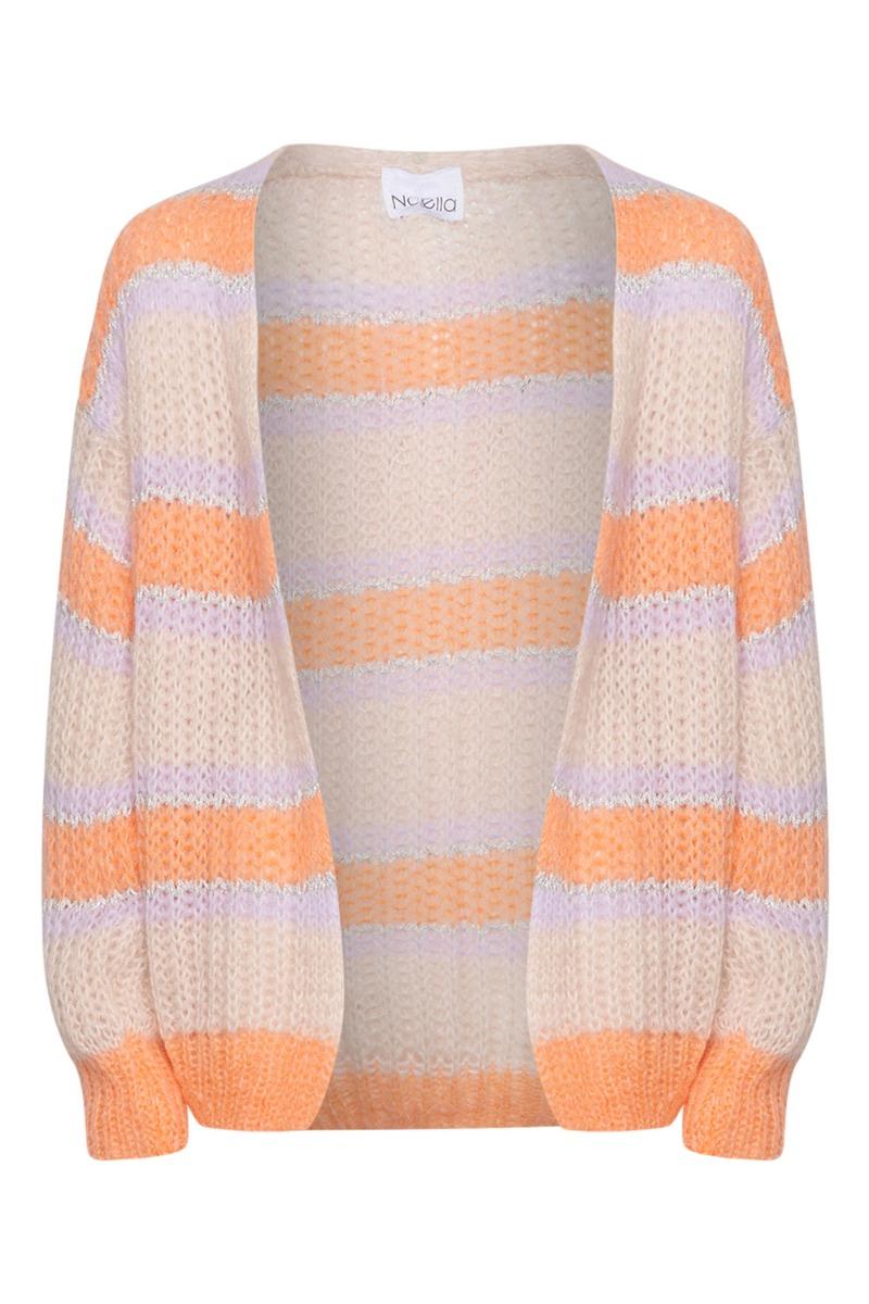 Noella - Cardigan - Pacific Strik - Abrikoslilla Mix