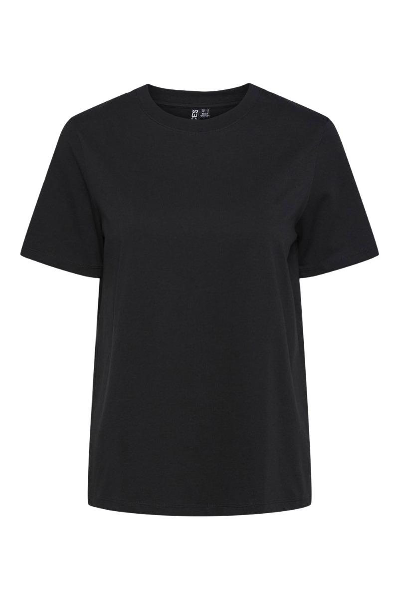Pieces – T-shirt – Pc Ria Ss Solid Tee – Sort