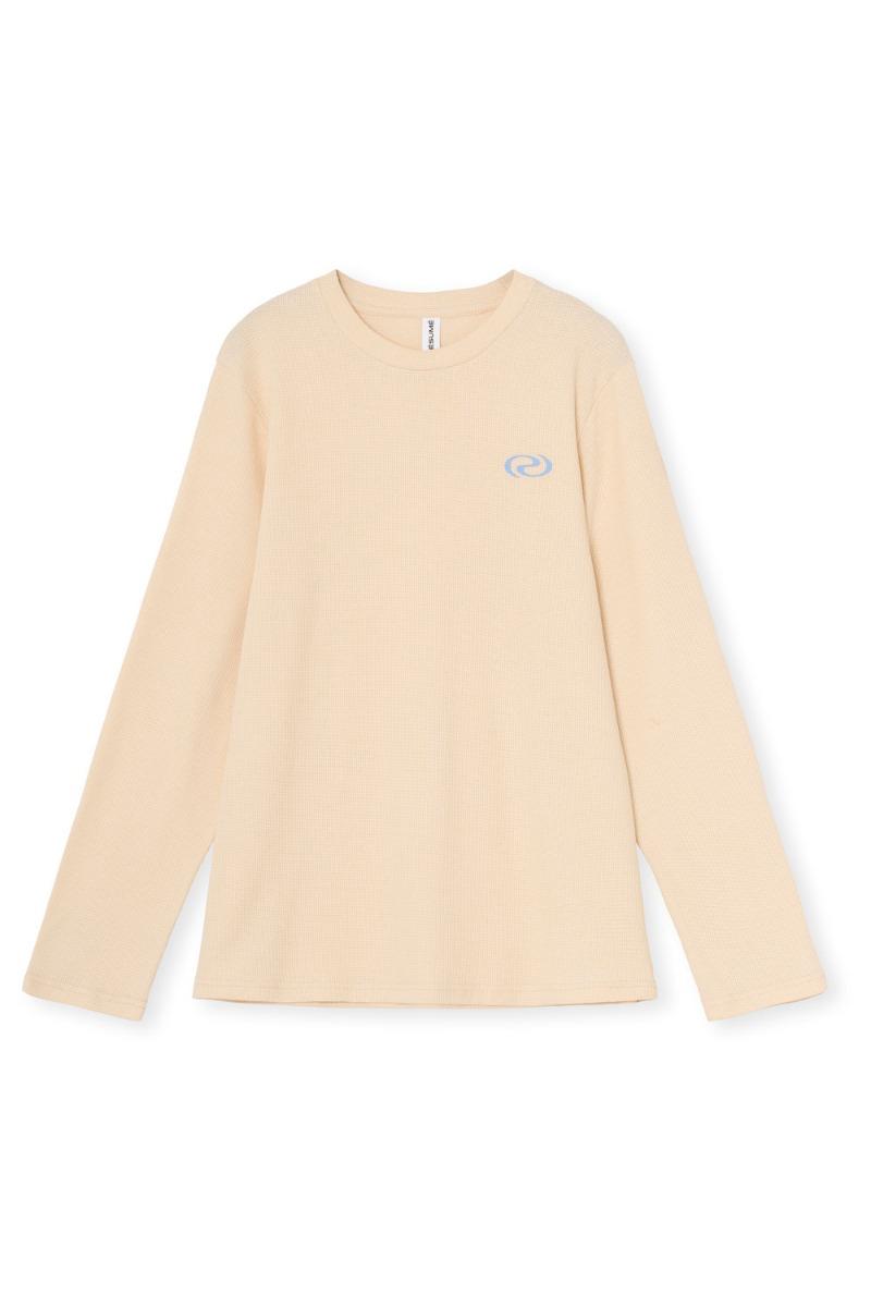 R?sum? Sweatshirt - Bobbyrs Ls Tee - Beige