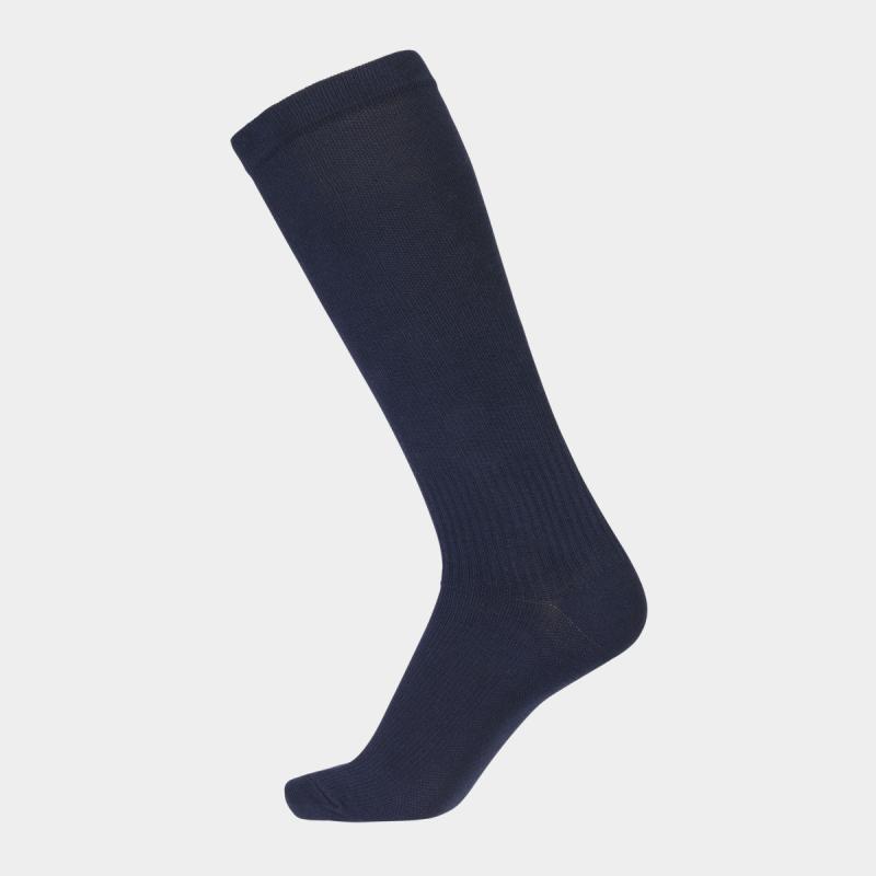 Navy Bambus Støttestrømper 3640