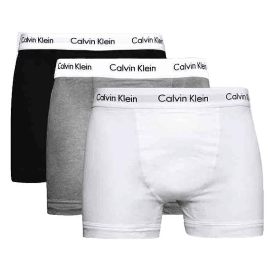 Calvin Klein Trunk Sæt 3-pak Sort-Grå-Hvid