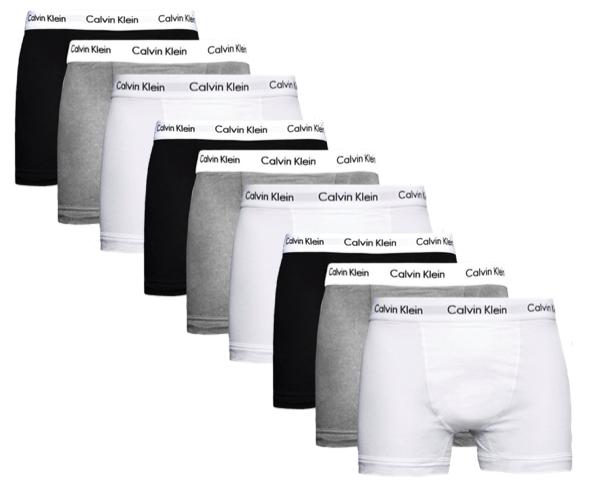 Calvin Klein Trunks - 9 stk. sæt